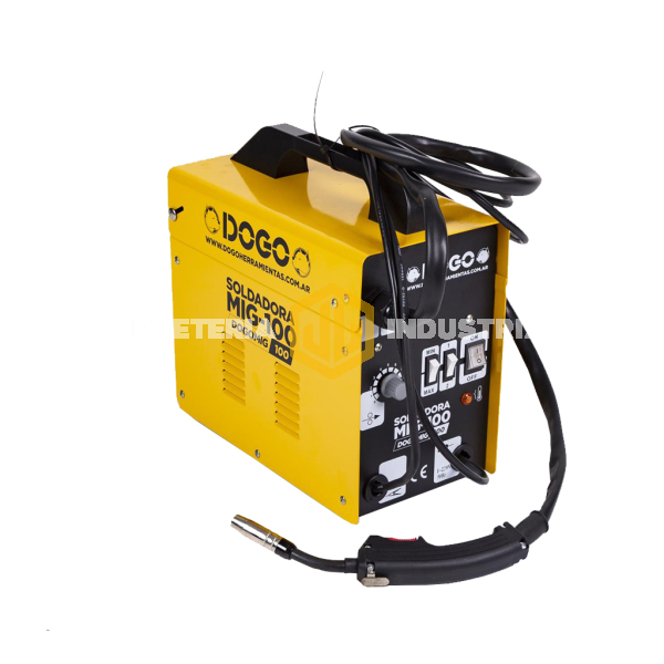 Soldadora Dogo MMA 100 AMP c/Torcha Alambre Flux DOG50009 220V