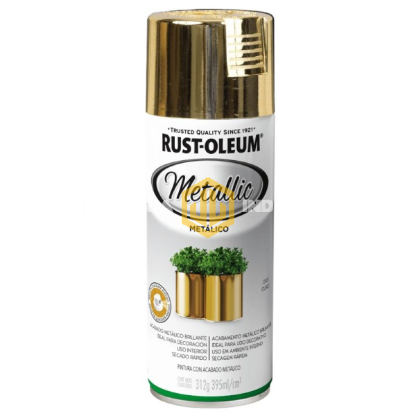 Aerosol Rust Oleum Metalico Oro