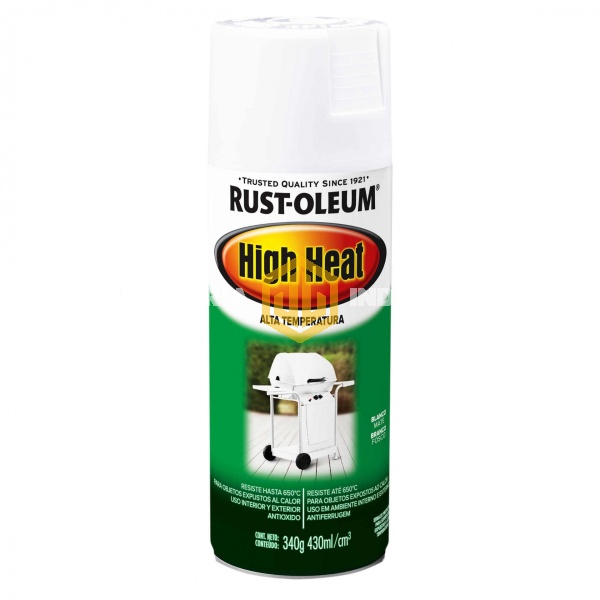 Aerosol Rust Oleum Alta Temeratura Blanco