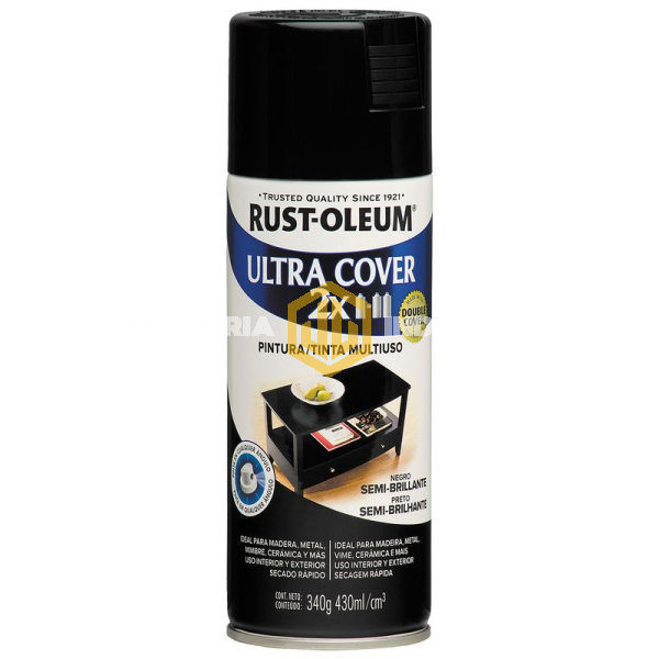 Aerosol Rust Oleum Negro Satinado 9521