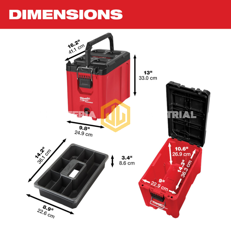 Caja Maletín Compacto Milwaukee Packout 48-22-8422