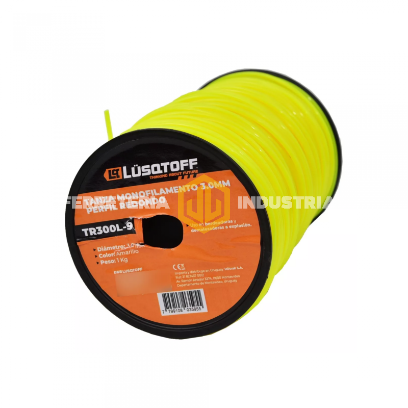 Tanza Lusqtoff 3Mm X 205M Redonda X1Kg