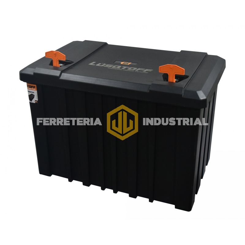 Caja Cajon Porta Herramientas Baul Multiuso 45 Kg Lüsqtoff Color Negro