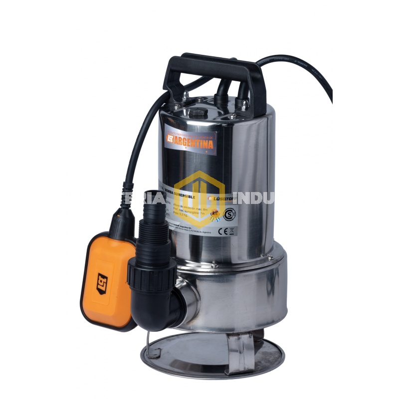 Bomba centrífuga Sumergible Lüsqtoff LSI-750 220V de acero inoxidable 750W