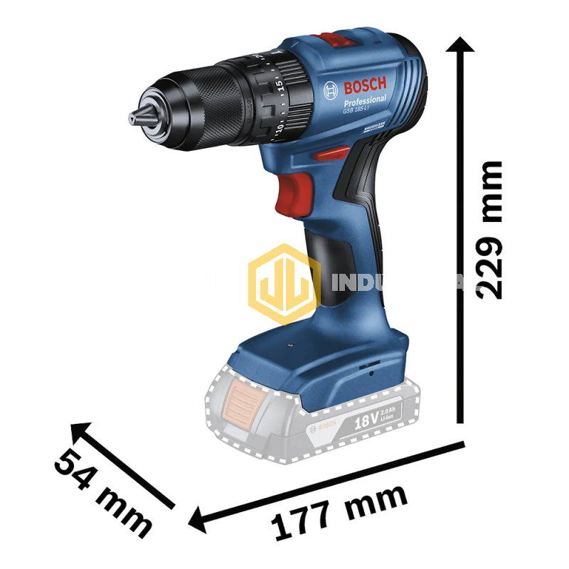 Taladro Percutor Atornillador Bosch 18V Gsb 180 Li