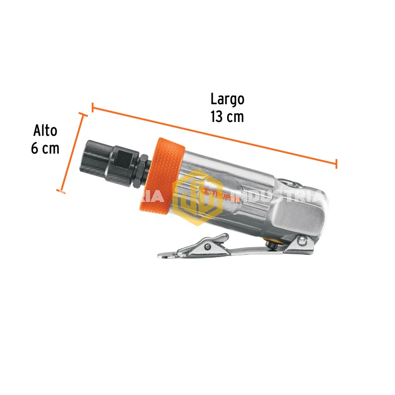 Mini Torno Amoladora Recta Neumatica 1/4 Truper